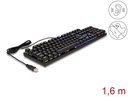 Mehhaaniline klaviatuur, RGB, anti-ghosting, must