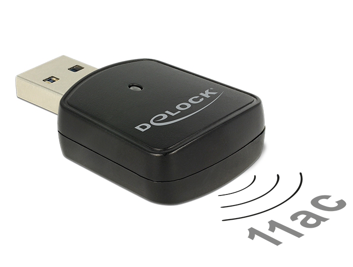 WiFi võrgukaart: USB 3.0, kuni 867Mbps, 5/2.4GHz 802.11n/b/g/ac