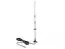 Delock LTE Antenna SMA plug 5 - 7 dBi fixed omnidirectional with mounting base and connection cable RG-58 3 m wall mount outdoor black