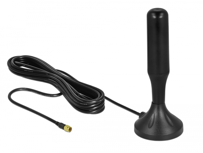 Ringantenn: 3-5 dBi ZigBee, LoRa, DECT, Z-Wave, NB-IoT, Bluetooth, GSM, UMTS, LTE, ISM, WLAN, sisetingimustele, sma pistik