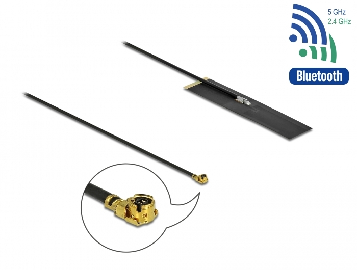 Ringantenn: 1.7-4.7 dBi WLAN ac/ax/a/b/g/n, sisetingimustele, MHF