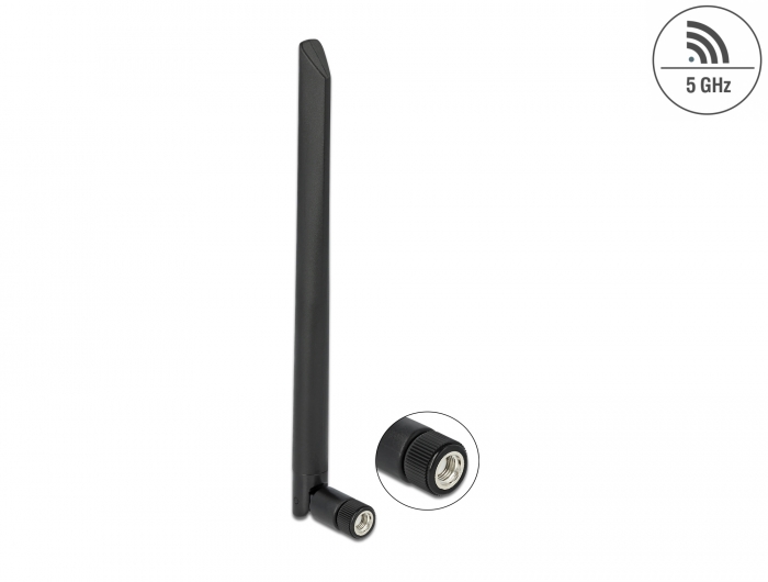 Ringantenn: 5 dBi WLAN 802.11 ac/ax/a, sisetingimustele, RP-SMA