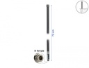 Delock LPWAN 433 + 868 MHz Antenna N jack 2 dBi 72 cm omnidirectional fixed outdoor grey