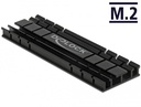 Radiaator 70mm M.2 moodulile, madal, must