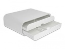 Delock Monitor Stand with two Drawers white