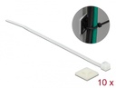 Kaablisidemed fiksaatoriga 100 x 2.5mm, valged (10tk)