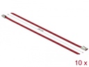 Kaablisidemed 200x4,6mm, terasest, punased (10tk)