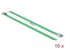 Kaablisidemed 200x7,9mm, terasest, rohelised (10tk)