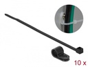 Kaablisidemed klambriga 200 x 4.8mm, mustad (10tk)