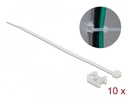 Kaablisidemed klambriga 200 x 3.6mm, valged (10tk)
