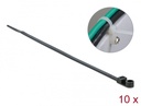 Kaablisidemed aasaga 200 x 4.8mm, mustad (10tk)