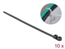 Kaablisidemed aasaga 300 x 7.6mm, mustad (10tk)