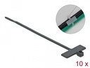 Kaablisidemed märgisega 200 x 2.5mm, mustad (10tk)