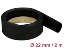 Termorüüs 22/2:1 70 °C kuni 125 °C, 2.0m, must