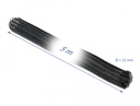 Kaablirüüs 32mm, must, 5.0m polüester, takjapaelaga