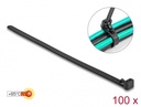 Kaablisidemed 150 × 7.5mm mustad, kuumakindlad kuni 85°, 94V-2, taaskasutatavad (100tk)