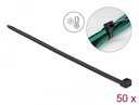 Kaablisidemed 380 × 7.6mm mustad, külmakindlad kuni -40° (50tk)