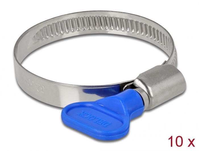 Toruklamber 32 - 50mm, sinise liblikaga, (10tk)