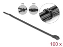 Kaablisidemed lameda peaga 110 × 2.5mm mustad, -40 kuni 85° (100tk)