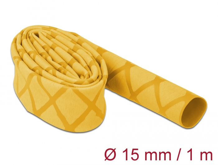 Termorüüs 15/2:1 non-slip 1.0m, X-mustriga, kollane
