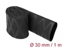 Termorüüs 30/2:1 non-slip 1.0m, X-mustriga, must