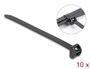 Kaablisidemed 406 x 12.7mm, mustad, metallist hambaga (10tk)