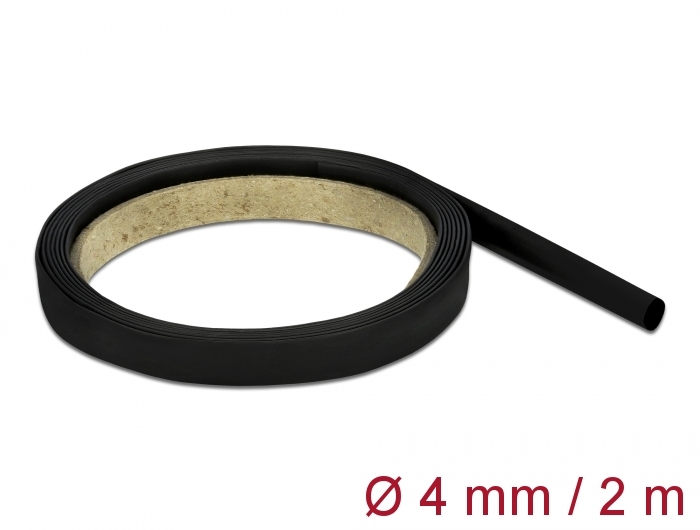 Termorüüs 4/4:1 70 °C kuni 125 °C, 2.0m, must