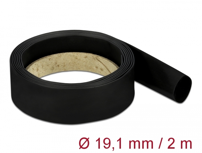Termorüüs 19.1/4:1 70 °C kuni 125 °C, 2.0m, must