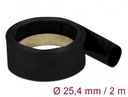 Termorüüs 25.4/4:1 70 °C kuni 125 °C, 2.0m, must