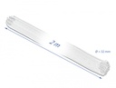 Kaablirüüs 32mm, valge, 2.0m polüester, takjapaelaga
