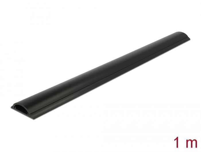 Kaablikaitse põrandale 1.0m, must, 50x12mm