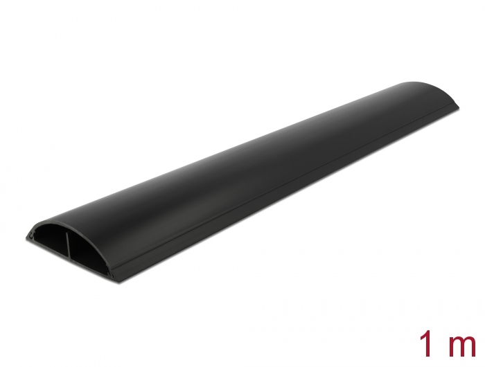 [20712] Delock Cable Duct 89 x 21 mm - length 1 m black