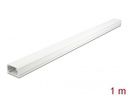 Delock Cable Duct with Cover self-adhesive 35 x 20 mm - length 1 m white