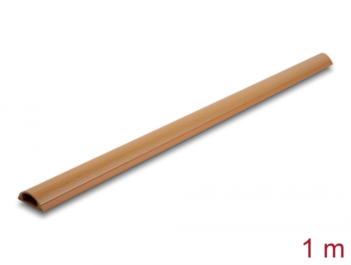 Kaablikaitse põrandale 1.0m, puidu imitatsiooniga, 30x11mm