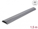 Kaablikaitse põrandale 1.5m, hall, 70x13mm, painduv