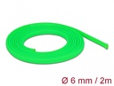 Kaablirüüs 6mm (3-9mm) roheline, 2.0m polüester, sukk