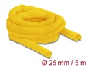 Kaablirüüs 25mm, kollane, 5.0m, punutud, isesulguv, kuumakindel