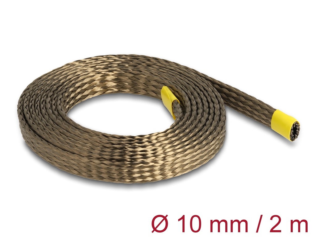 [20887] Kaablirüüs 10mm (7-13mm) pruun, 2.0m basalt fiiber, sukk