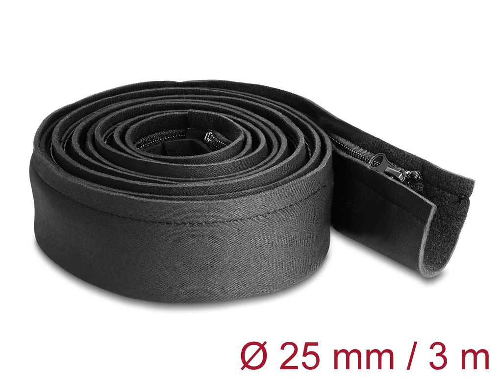 Kaablirüüs 100mm, hall, 3.0m neopreen, õlihülgav, lukuga