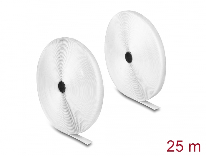 [20922] Takjapael rullis 20mm x 25.0m heavy duty, valge