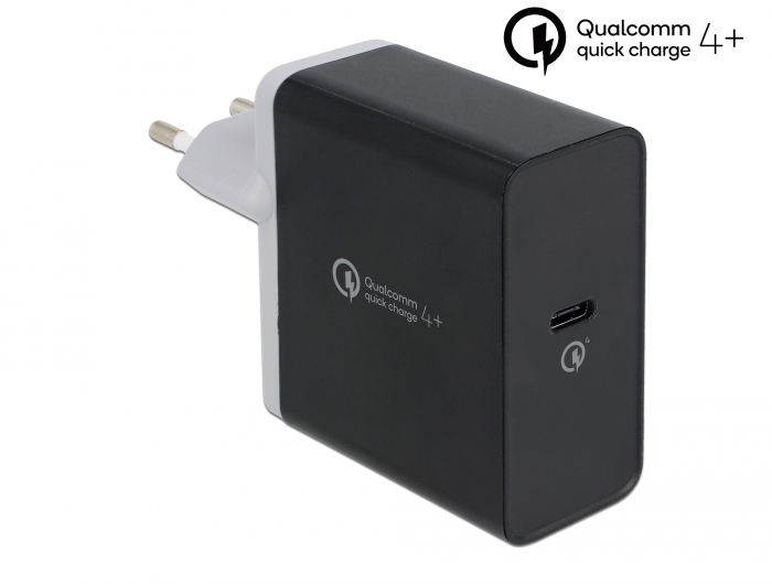 USB laadija 1 x USB-C, 100-240V > 3.3 - 12V 2.25-3A, PD 3.0 / Qualcomm / Quick Charge, must