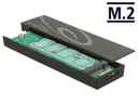 Kõvakettakarp M.2 SSD 42/60/80mm kettale, USB 3.1 Micro-B sisend, tööriistavaba