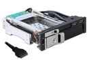 Mobile Rack SATA HDD paigaldamiseks: 1 x 2.5″, 1 x 3.5″ SATA HDD, 2 x USB 3.0, vibratsiooni kaitse, 5.25″