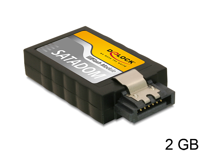 [54351] Delock SATA 6 Gb/s Flash Module 2 GB vertical SLC