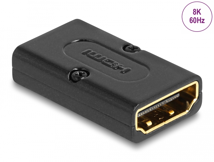 Adapter HDMI (F) - (F), 8K@60Hz, metallist, must