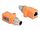 Adapter M12 (M) - RJ45 (F) A-code 8 pin