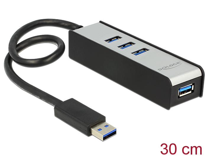 Delock USB 3.0 External Hub 4 Port