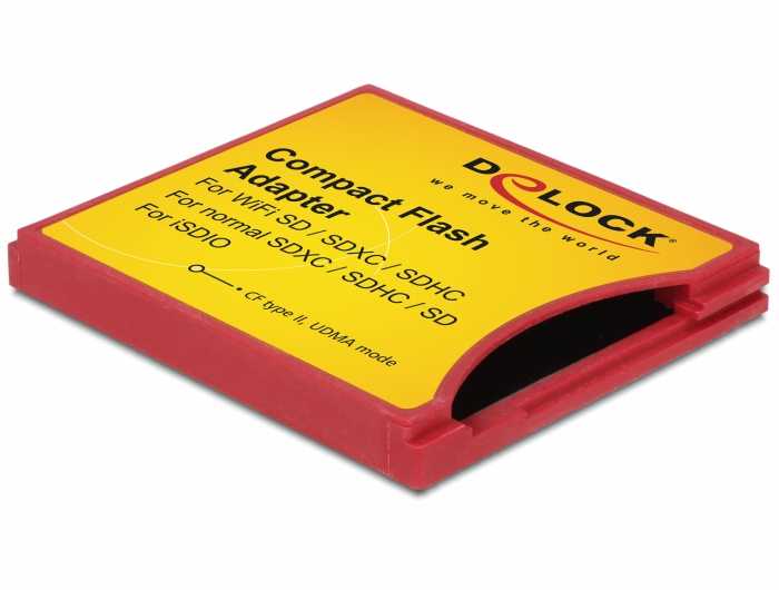 CompactFasti adapter - > iSDIO (WiFi SD), SDHC, SDXC