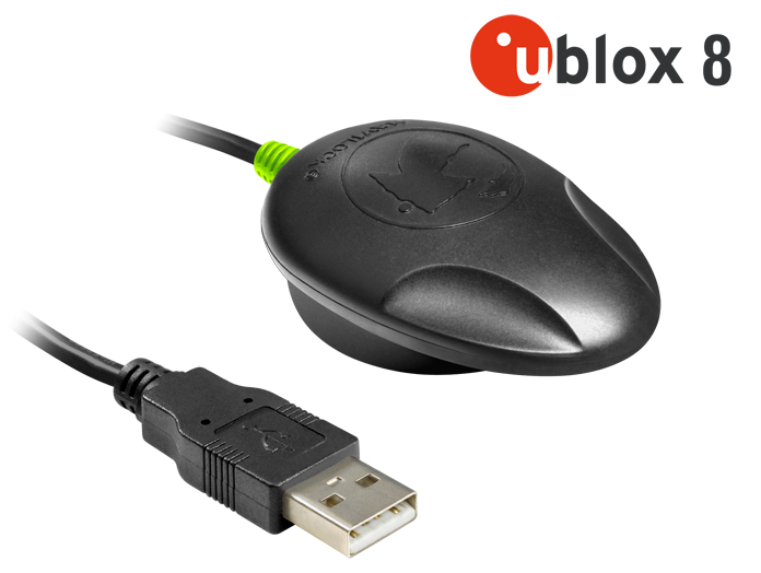 [62756] NL-82002U USB 2.0 Multi GNSS UDR Receiver u-blox NEO-M8U 1.5 m