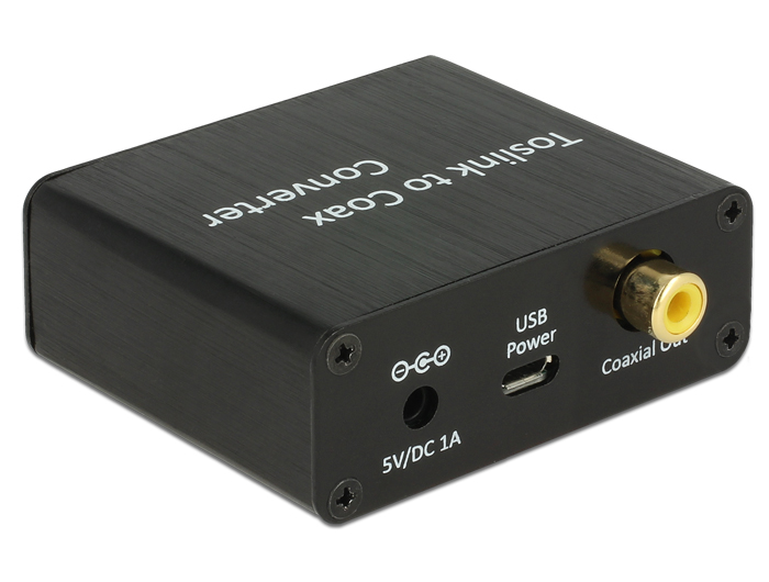 Delock Digital Audio Converter TOSLINK > Coaxial